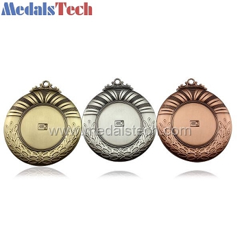 znic alloy die cast round antique medals