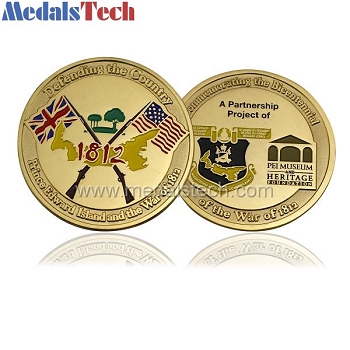 Novelty cheap custom gold country souvenir challenge coins