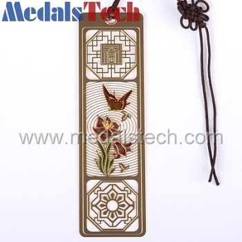 Metal cheap bronze souvenir bookmark